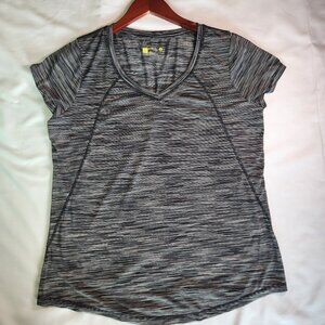 Xersion Women's Activewear Top Black/white size large